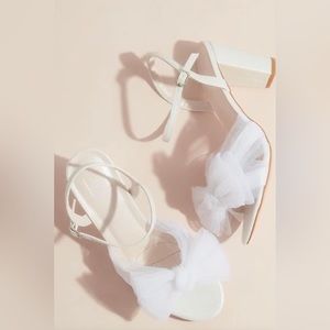 White Wedding Heels